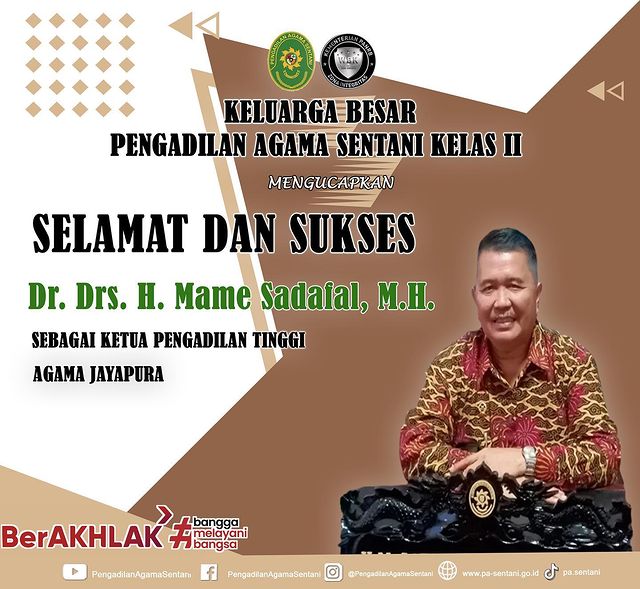 Ucapan Selamat KPTA Baru